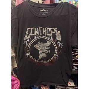 Cow Chop Let’s Play by Achievement Hunters Logo Graphic T-Shirt